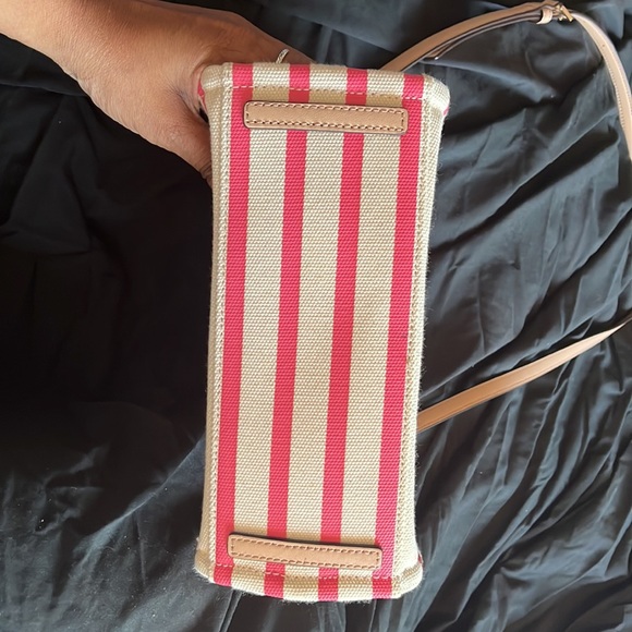 Pink & Cream Kate Spade mini tote - Picture 7 of 9